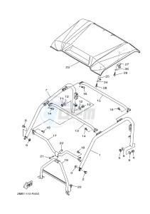 YXE700E YXE70WPAH WOLVERINE R-SPEC EPS (BW12) drawing GUARD 2