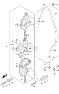 DF 150AP drawing Fuel Vapor Separator