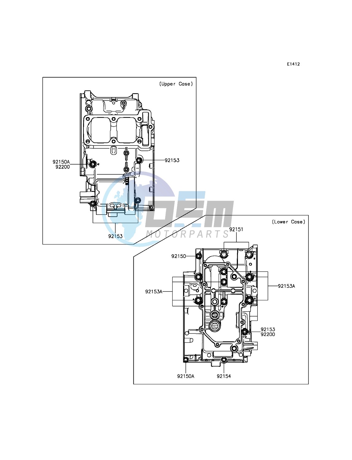 Crankcase Bolt Pattern