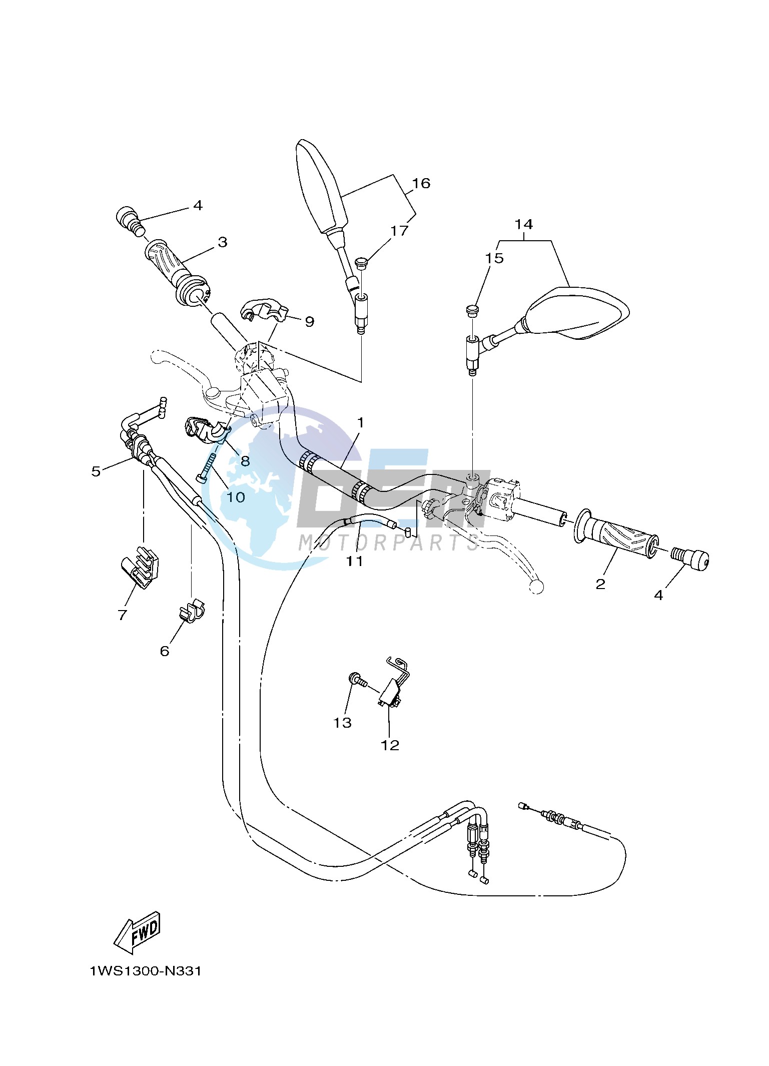 STEERING HANDLE & CABLE