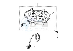 LOOXOR - 50 cc drawing DASHBOARD UNIT