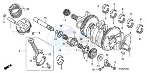 CBR1000RR9 Australia - (U / MME PSW SPC) drawing CRANKSHAFT/PISTON