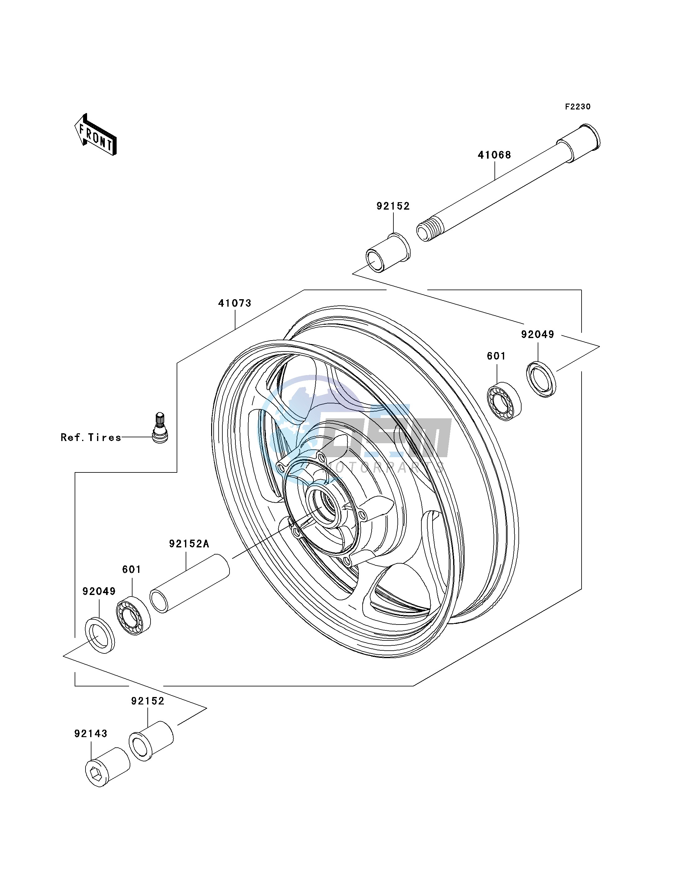 FRONT WHEEL