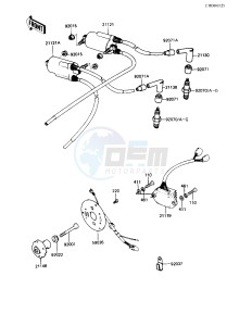 KZ 650 H [CSR] (H3) [CSR] drawing IGNITION -- 83 H3- -