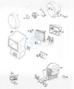 A35 50 drawing Verlichting