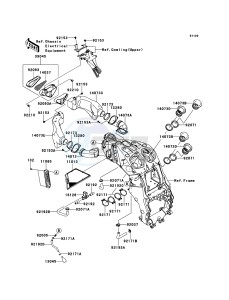 ZZR1400_ABS ZX1400FCF FR GB XX (EU ME A(FRICA) drawing Air Cleaner