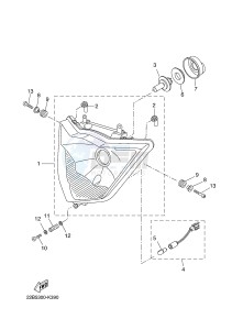 WR125R (22BB 22BB 22BB) drawing HEADLIGHT