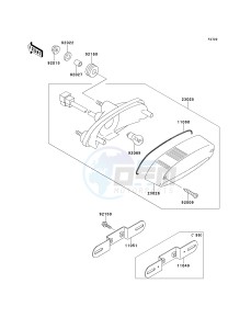 ER 500 A [ER5] (A3-A4) [ER5] drawing TAILLIGHT-- S- -