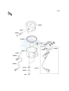 BN 125 A [ELIMINATOR 125] (A6F-A9F) A9F drawing METER-- S- -