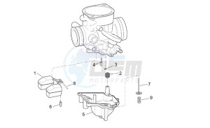 Scarabeo 50 4t 2v e2 drawing Carburettor III