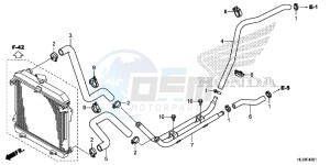 SXS700M4H Europe Direct - (ED) drawing WATER PIPE/WATER HOSE