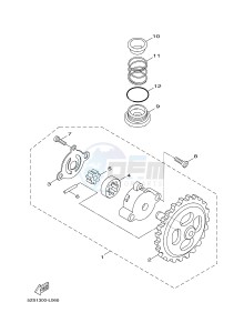 HW125 XENTER 125 (53B6) drawing OIL PUMP