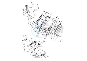 XT R 660 drawing EXHAUST