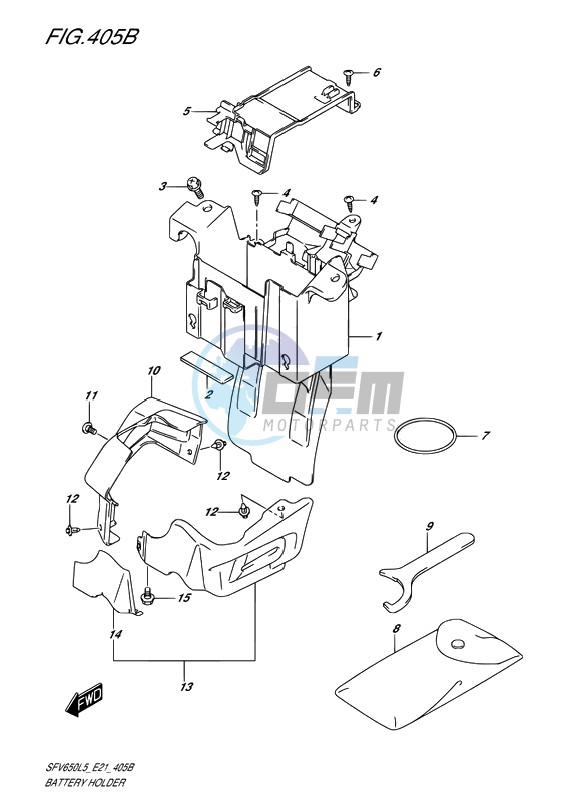 BATTERY HOLDER