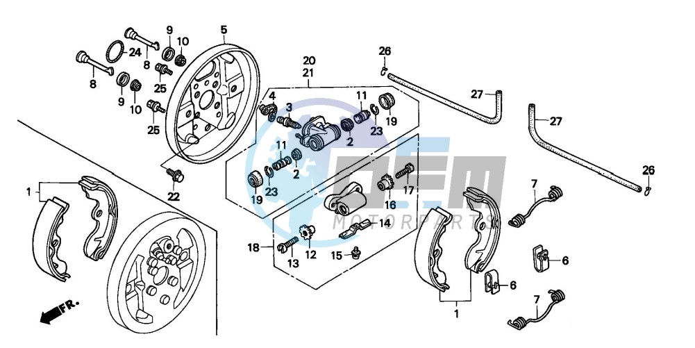 FRONT BRAKE PANEL