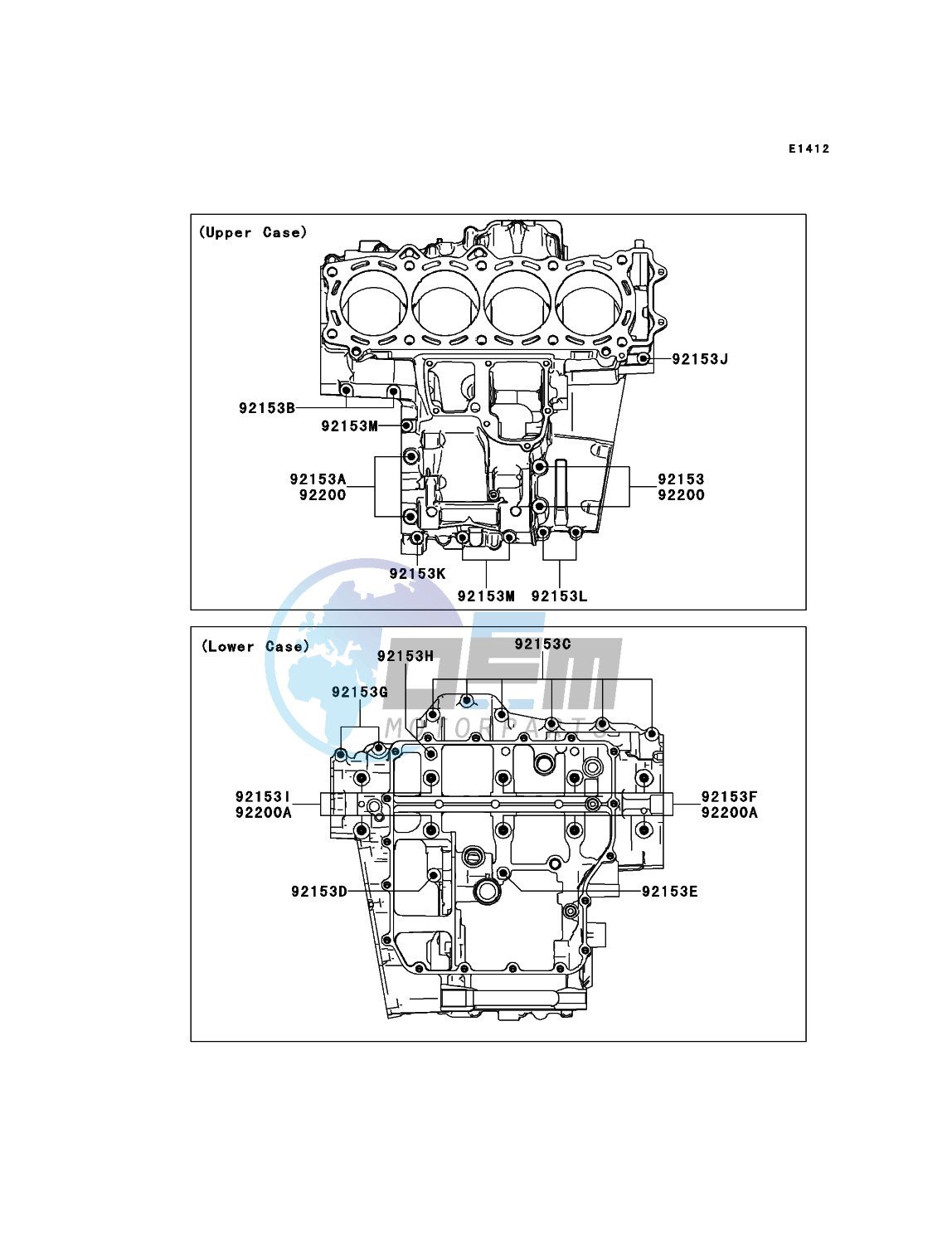 Crankcase Bolt Pattern