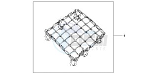 CB1000RAC drawing RUBBER NET A