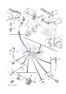 YFM300 RAPTOR 300 (1SC1) drawing ELECTRICAL 1