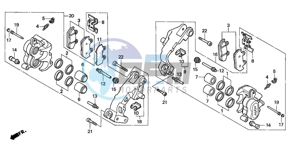 FRONT BRAKE CALIPER