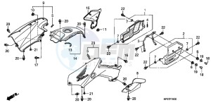 TRX500FPMB drawing BODY COVER