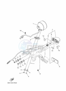 XSR900 MTM850 (BAE6) drawing TAILLIGHT