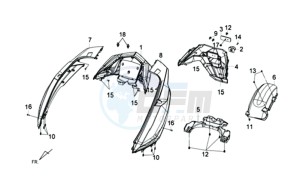 JOYMAX 125i drawing COWLING / TAIL LIGHT