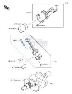 BRUTE FORCE 750 4x4i EPS KVF750GFF EU drawing Crankshaft