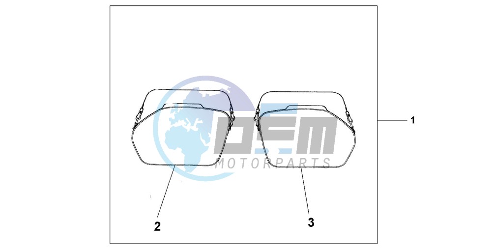 PANNIER INNER BAG SET