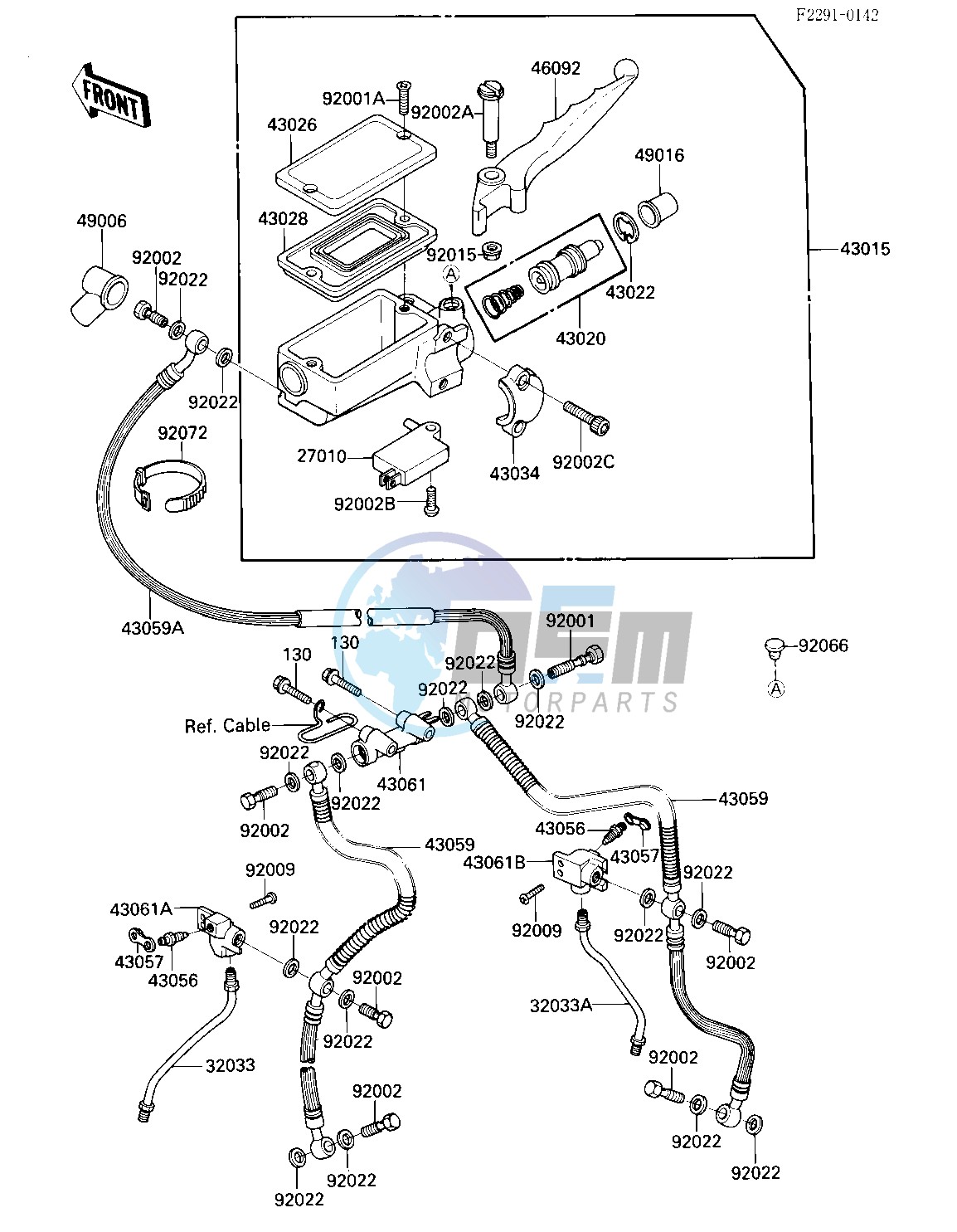 FRONT MASTER CYLINDER