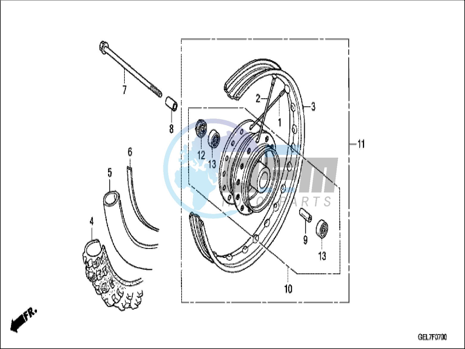 FRONT WHEEL