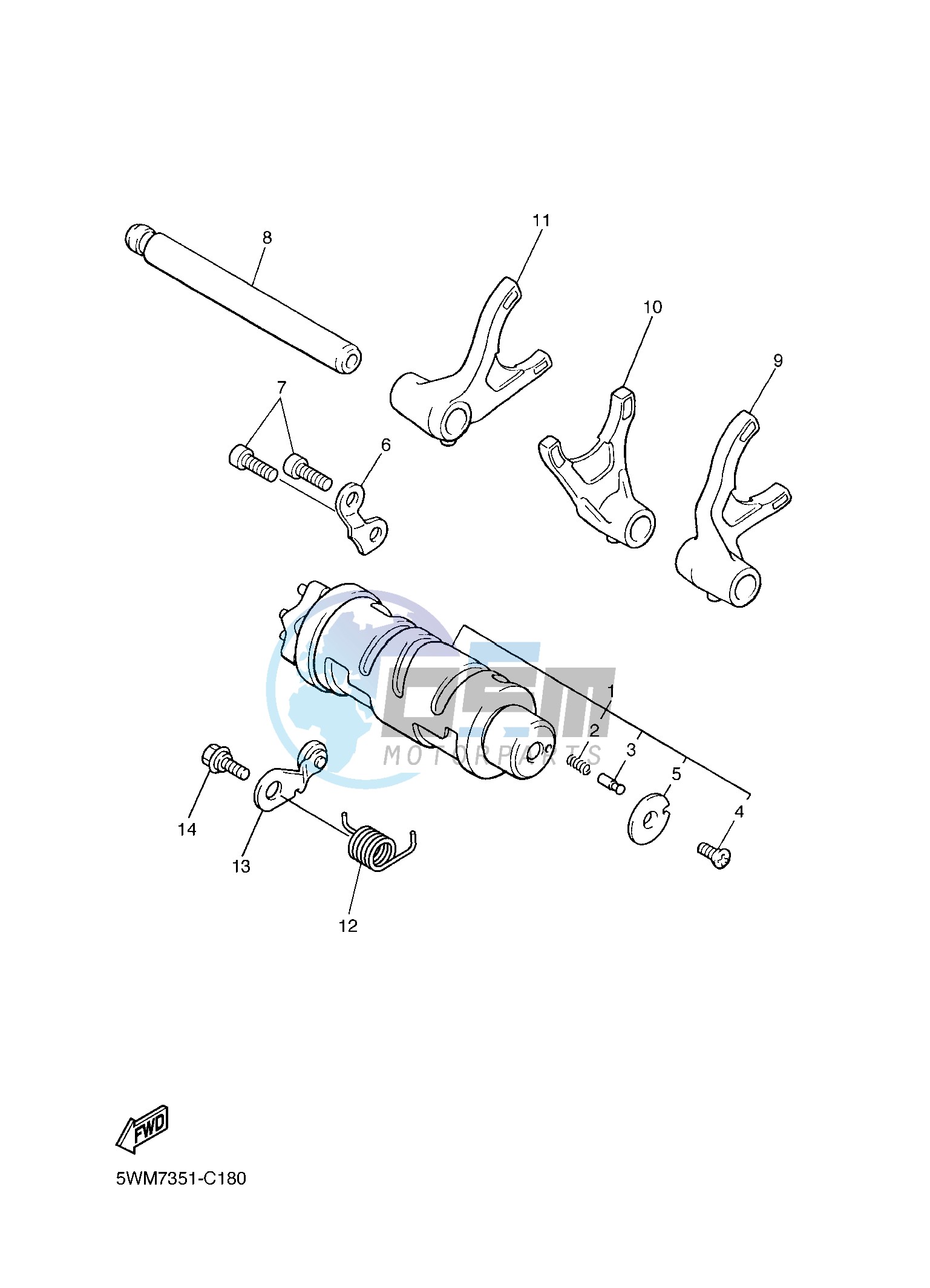 SHIFT CAM & FORK