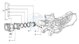 Hexagon 125 LX4 drawing Cylinder - Piston