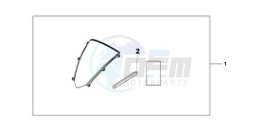 CBR600RRA Korea - (KO / ABS) drawing WINDSCREEN