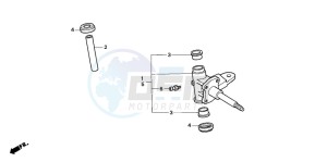 TRX200D FOURTRAX 200 drawing KNUCKLE