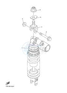 YZF-R6 600 R6 (2CXB 2CXC) drawing REAR SUSPENSION