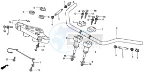 VT750CD3 drawing HANDLE PIPE/TOP BRIDGE