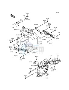 Z800 ZR800AEF FR GB XX (EU ME A(FRICA) drawing Engine Mount