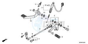 NT700VB drawing PEDAL