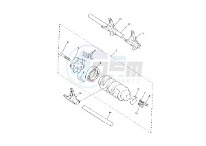 XVS A DRAG STAR CLASSIC 650 drawing SHIFT CAM-FORK