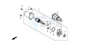 SK50M drawing STARTING MOTOR