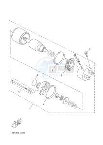 YP400RA X-MAX 400 ABS X-MAX (1SD8 1SD8 1SD8) drawing STARTING MOTOR