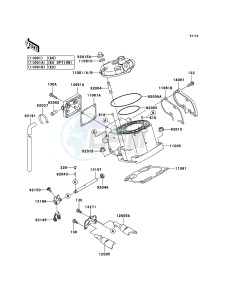 KX125 KX125-M3 EU drawing Cylinder Head/Cylinder