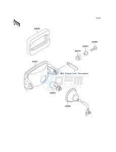 KSF 250 A [MOJAVE 250] (A10-A14) [MOJAVE 250] drawing HEADLIGHT-- S- -