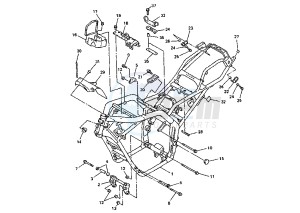 FZS FAZER 600 drawing FRAME