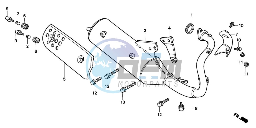 EXHAUST MUFFLER