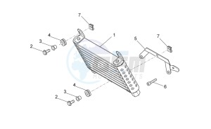 Stelvio 1200 - NTX - ABS 1200 drawing Oil radiator