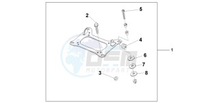 CBF600NA drawing CARRIER BRACKET