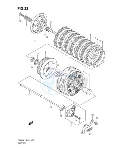 DL650 drawing CLUTCH