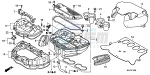 CBR1000RR9 France - (F / CMF MME TRI) drawing AIR CLEANER