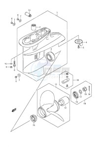 DF 60A drawing Gear Case